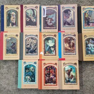 A Series Of Unfortunate Events Books 1,2,3,4,5,6,7,8,9,10,11,12,13 Complete Book